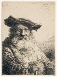 Alter Mann mit fließendem Bart, 1642